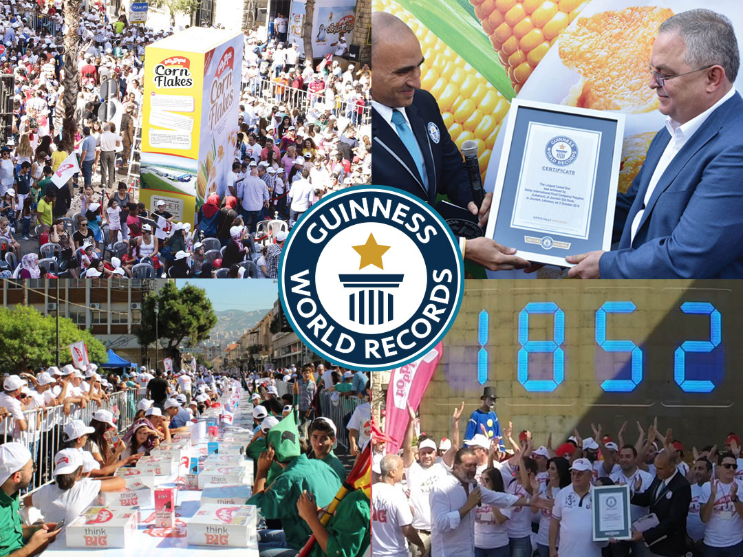 Guinness world record 2016 cereals breakfast weight quantity 1852 people